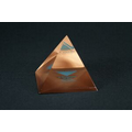 Lucite Pyramid Award - For Embedment Only (3"x3" )